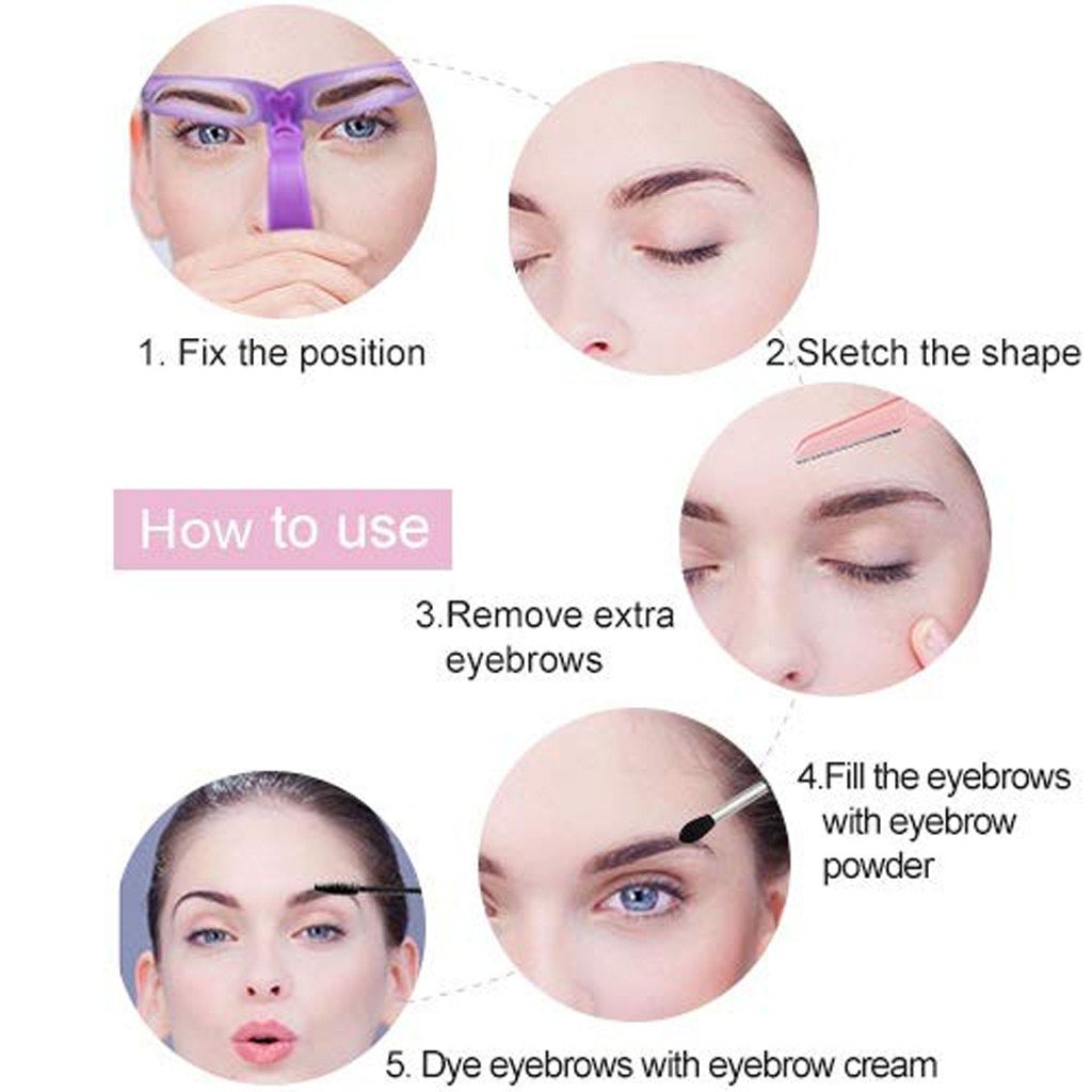 Eyebrow Shaping Template