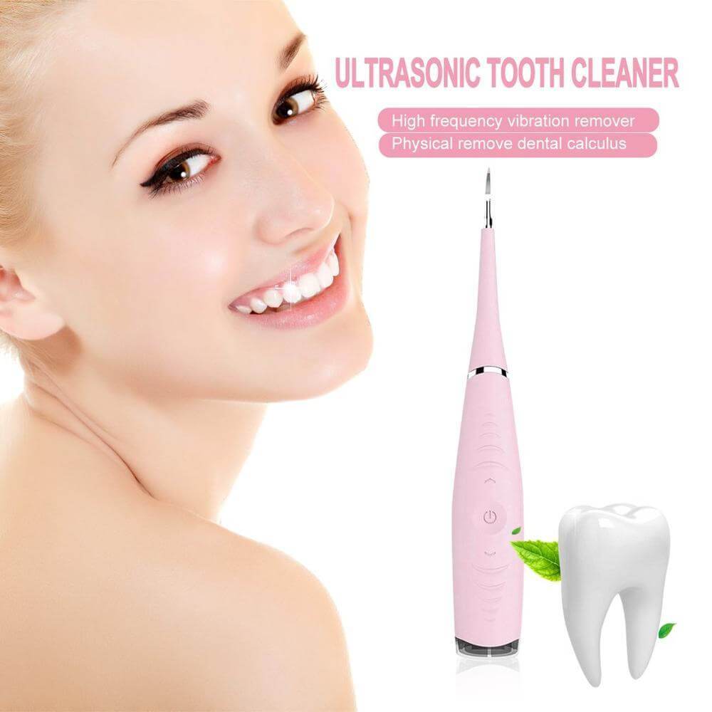 Ultrasonic Dental Cleaner Pink