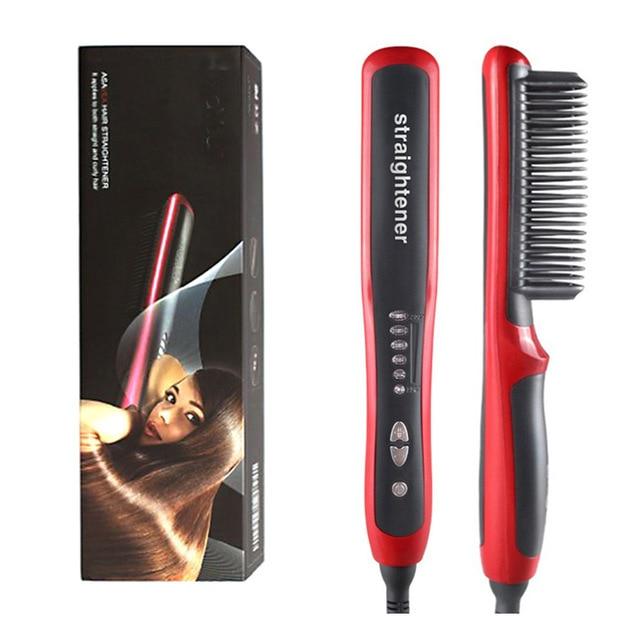 Hair Straight Styler Brush